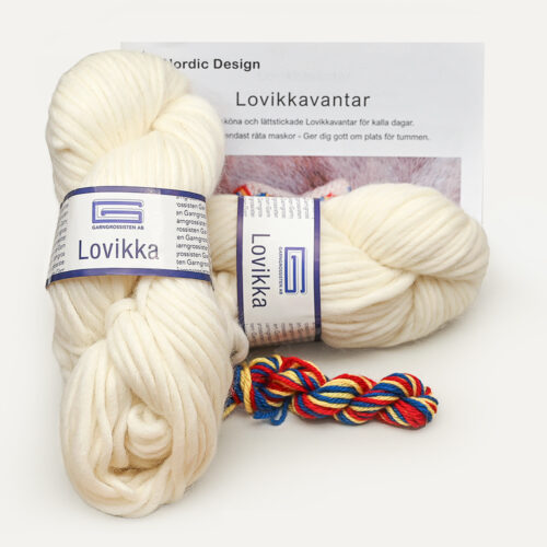 Materialsats Lovikkavantar från nordic-design.nu