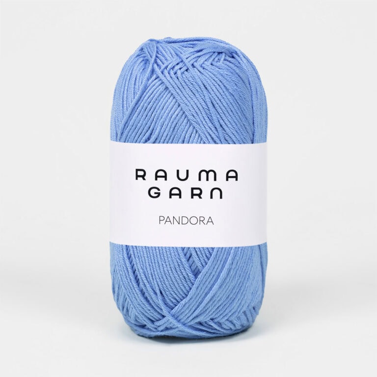 Pandora 100% Pima bomull, ca 180 m, Rauma Garn - 240-269 Jeansblå