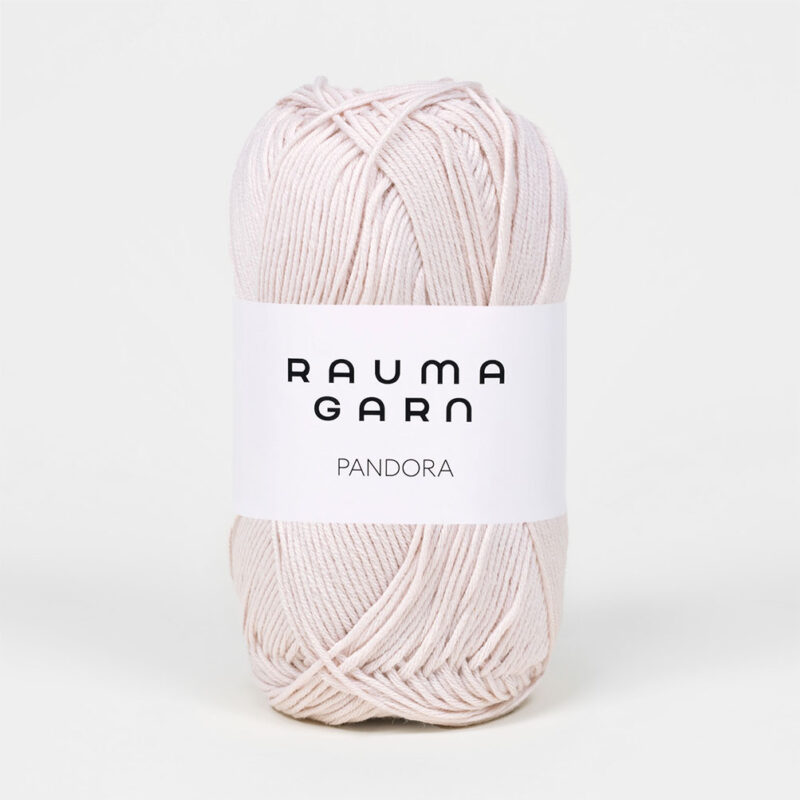 Pandora 100% Pima bomull, ca 180 m, Rauma Garn - 240-288 Dov rosa