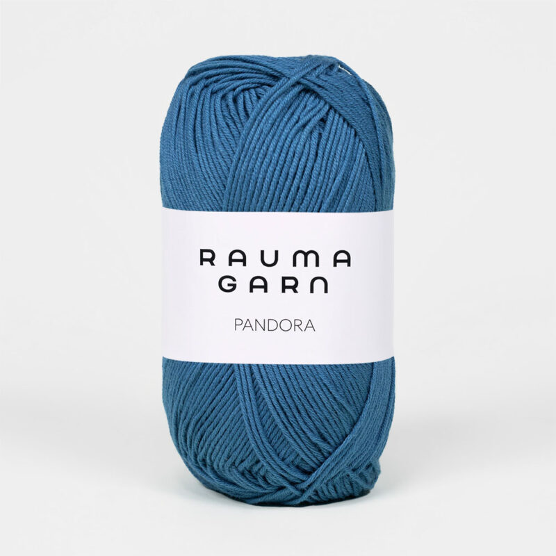 Pandora 100% Pima bomull, ca 180 m, Rauma Garn - 240-304 Petrol