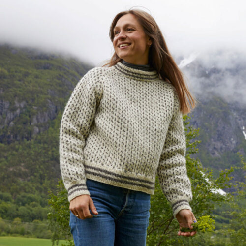 Sticka Islender / Fiskartröja - En tröja i garnet Fivel från Rauma Garn 100% norsk ull
