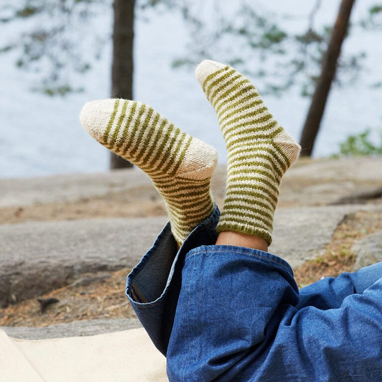 394-1 Näversockar i garnet Vandre