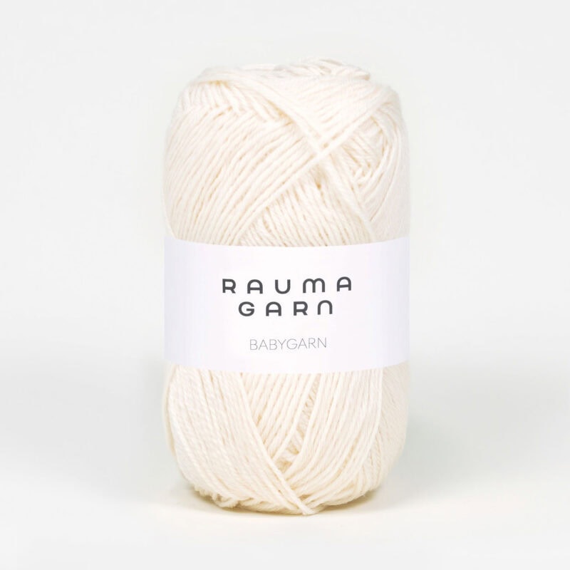 Babygarn från Rauma Garn - 100% merinoull. Mjukt och skönt ullgarn.