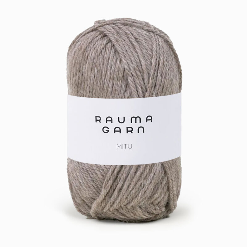 Mitu - Rauma Garn, 100 m/50 gr - 50% ull, 50% alpacka - 283-SFN61 Beige melerad