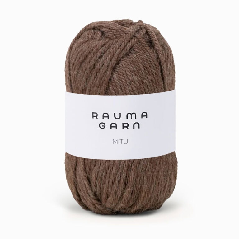 Mitu - Rauma Garn, 100 m/50 gr - 50% ull, 50% alpacka - 283-SFN70 Ljus brun
