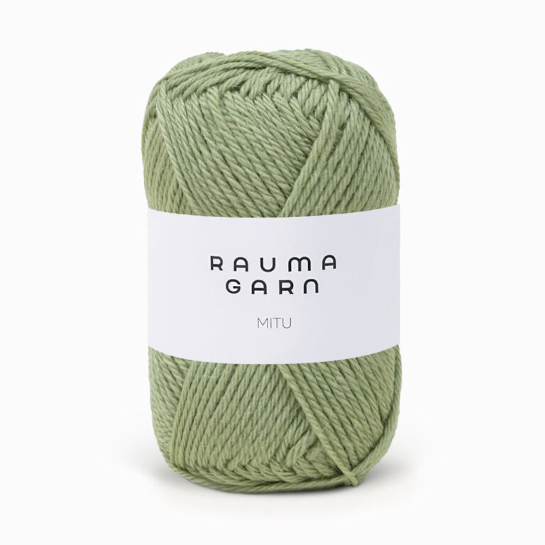 Mitu - Rauma Garn, 100 m/50 gr - 50% ull, 50% alpacka - 283-8287 Ljus grön