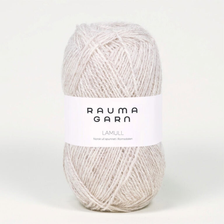 Lamull, ca 235 m - 100 % Norsk lammull från Rauma Garn