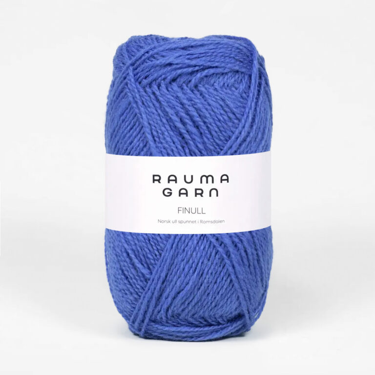 Rauma Finull, ca 175 m - 100 % Norsk ull från Rauma - 4036 Jeansblå