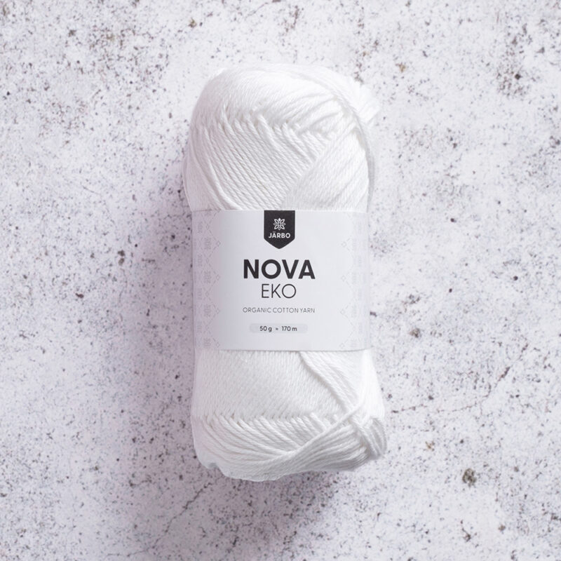 Nova EKO - 100% Ekologisk bomull - 170 m / 50 g - White 482-01