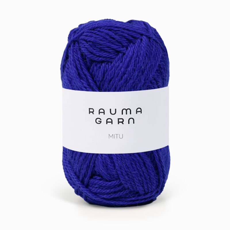 Mitu - Rauma Garn, 100 m/50 gr - 50% ull, 50% alpacka - 283-4922 Kungsblå