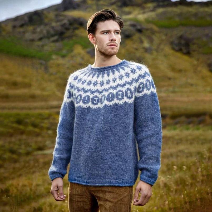 JA! 95174 Islandströja i garnet Lettlopi