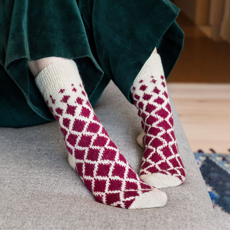 268-2 Diamantsockar - Rauma 2-tråds gammelserie