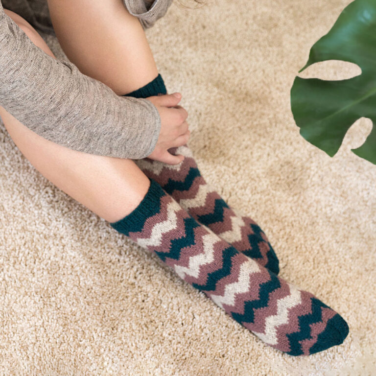 268-4 Sick-sack-sockar - Rauma 2-tråds gammelserie