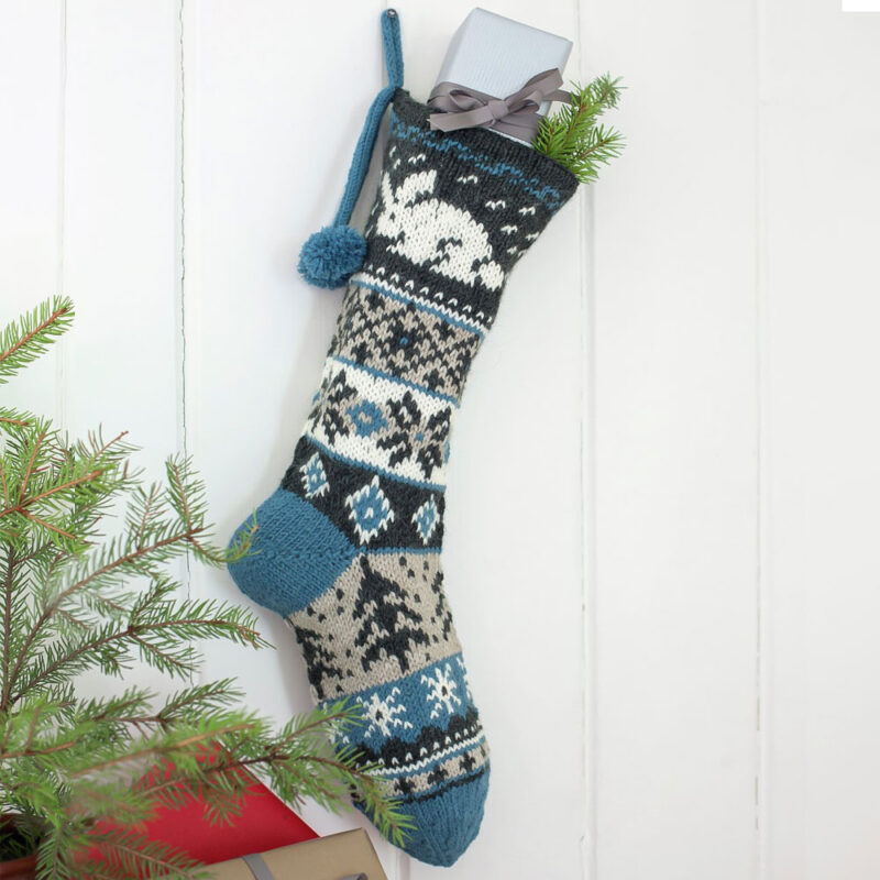 333-22 Julstrumpa - Kanin