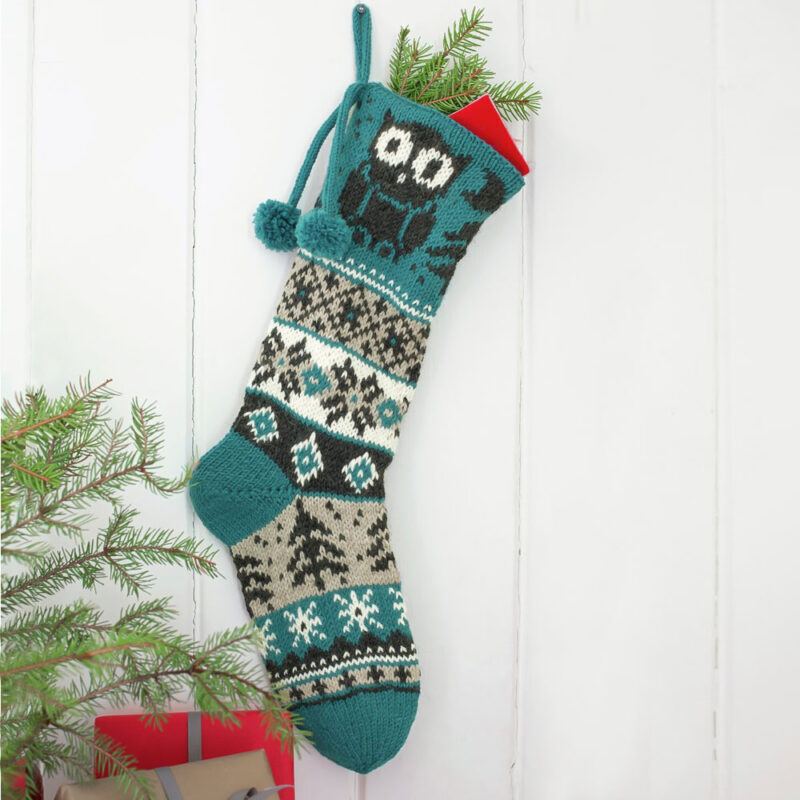 333-23 Julstrumpa - Uggla