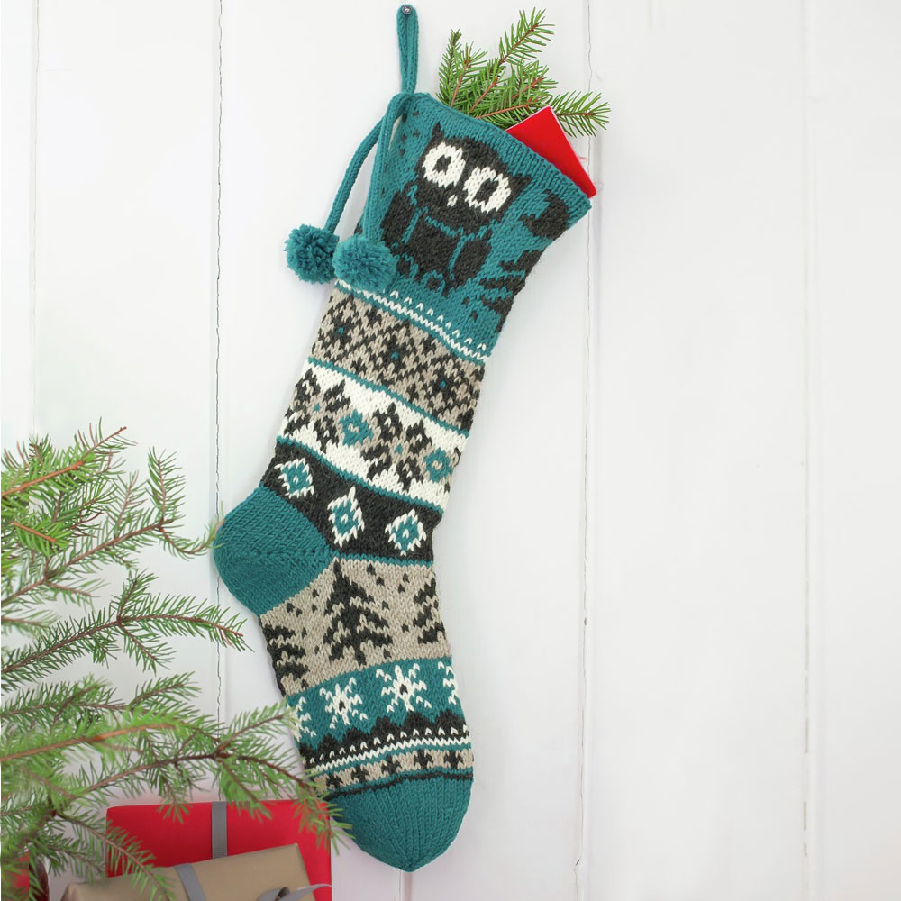 333-23 Julstrumpa - Uggla