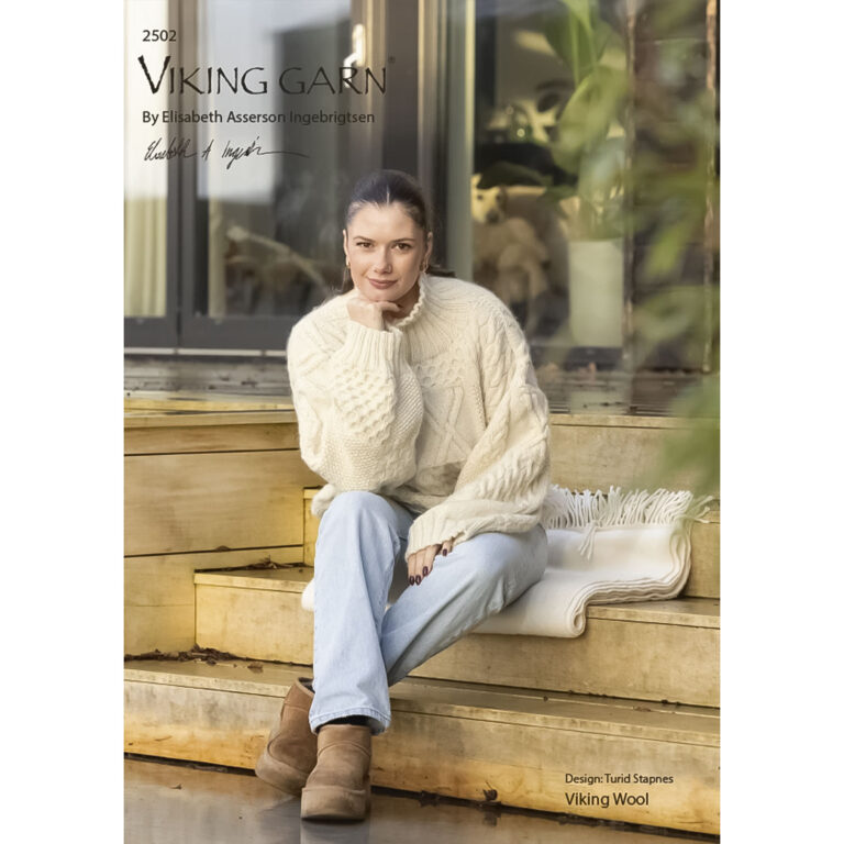 Mönsterhäfte 2502 i Viking Wool för Baby, dam, herr