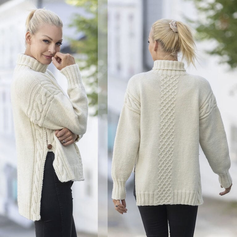 2331-7 Sanna – mönsterstickad tröja