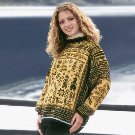 1199-1 Folkloretröja i Finull