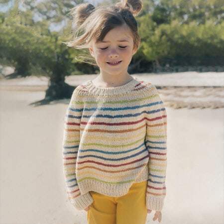 2306-05 Jolly tröja, 2-12 år i Line