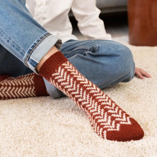 268-6 Tweedsockar till dam & herr - materialkit