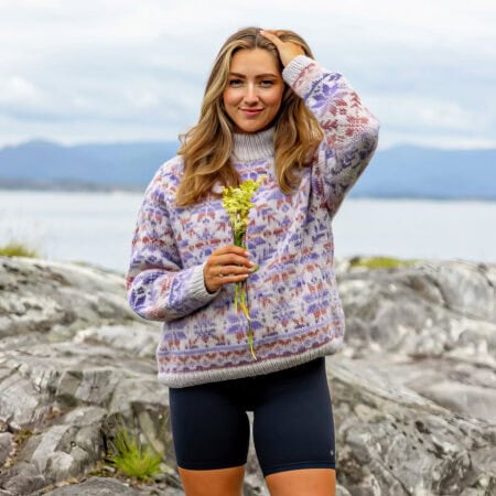 316-21 Carly genser / tröja i Older och Pretty Print