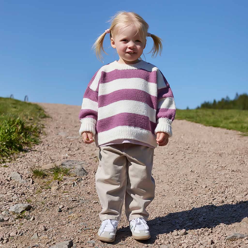 481 Tobbengenser, randig barntröja, 1-10 år, i mjuk merino - Bild 4