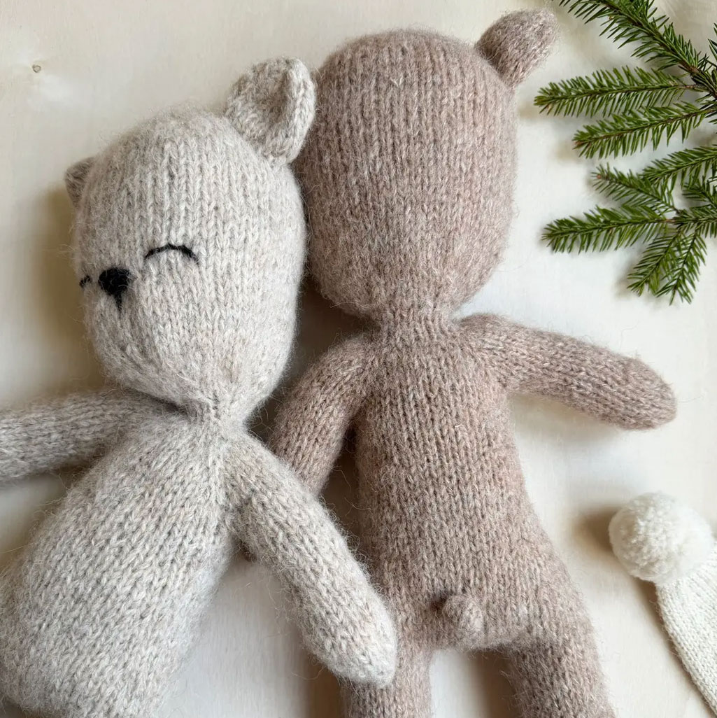 540-1 Julebjørn / Stickad Julbjörn - Bild 2