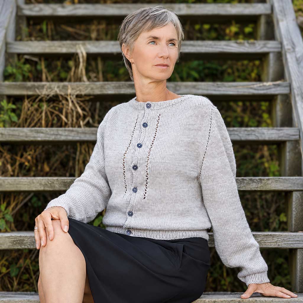 791699 Soft Cardi - kofta i Soft Organic Wool+Nettles - Bild 2