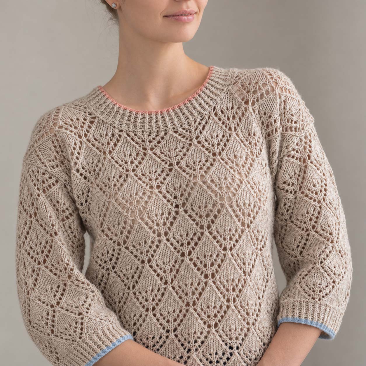 791732 Le féminin - Elegant spetsstickad tröja - Bild 3