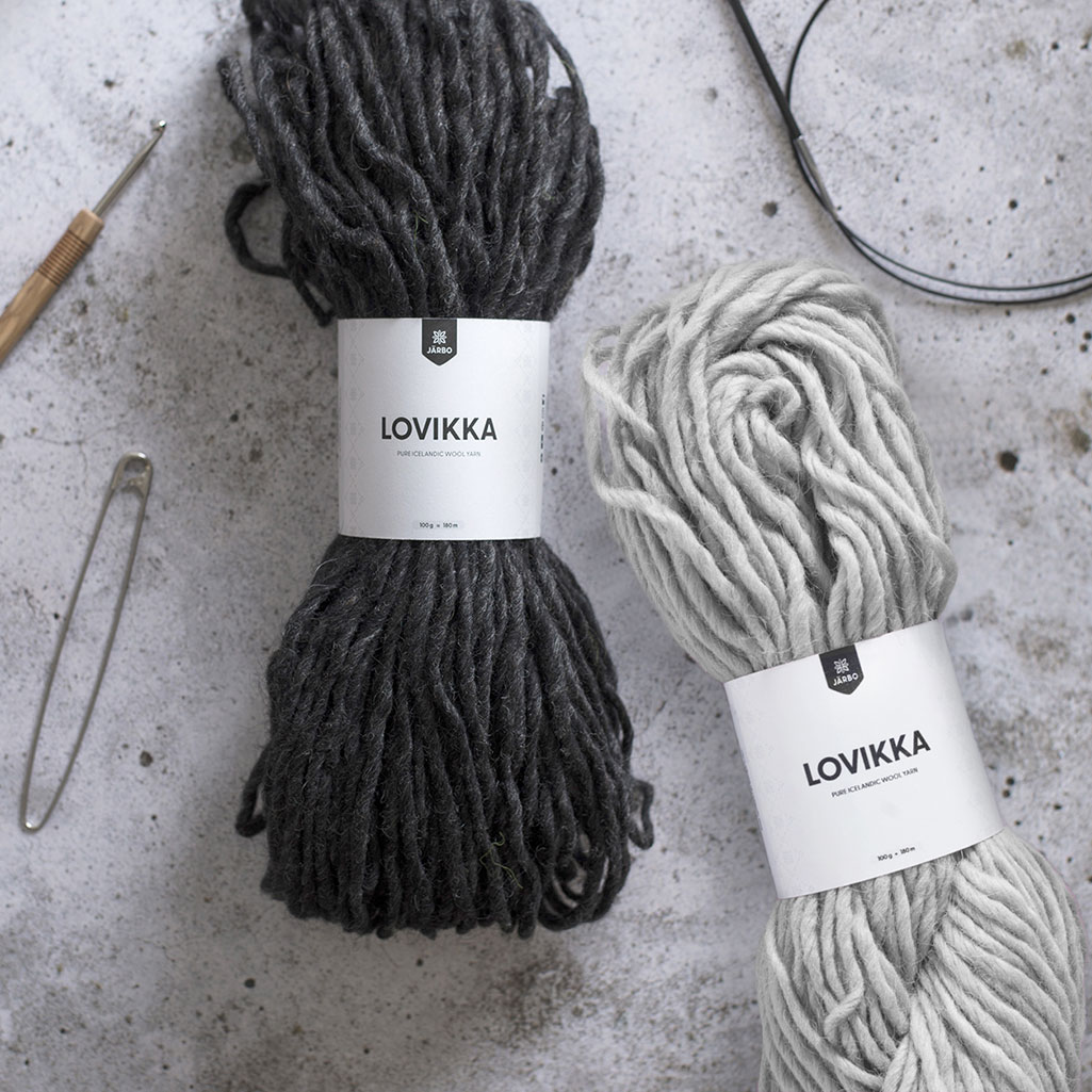 Lovikka från Järbo – klassiskt ullgarn – 60 m / 100 g